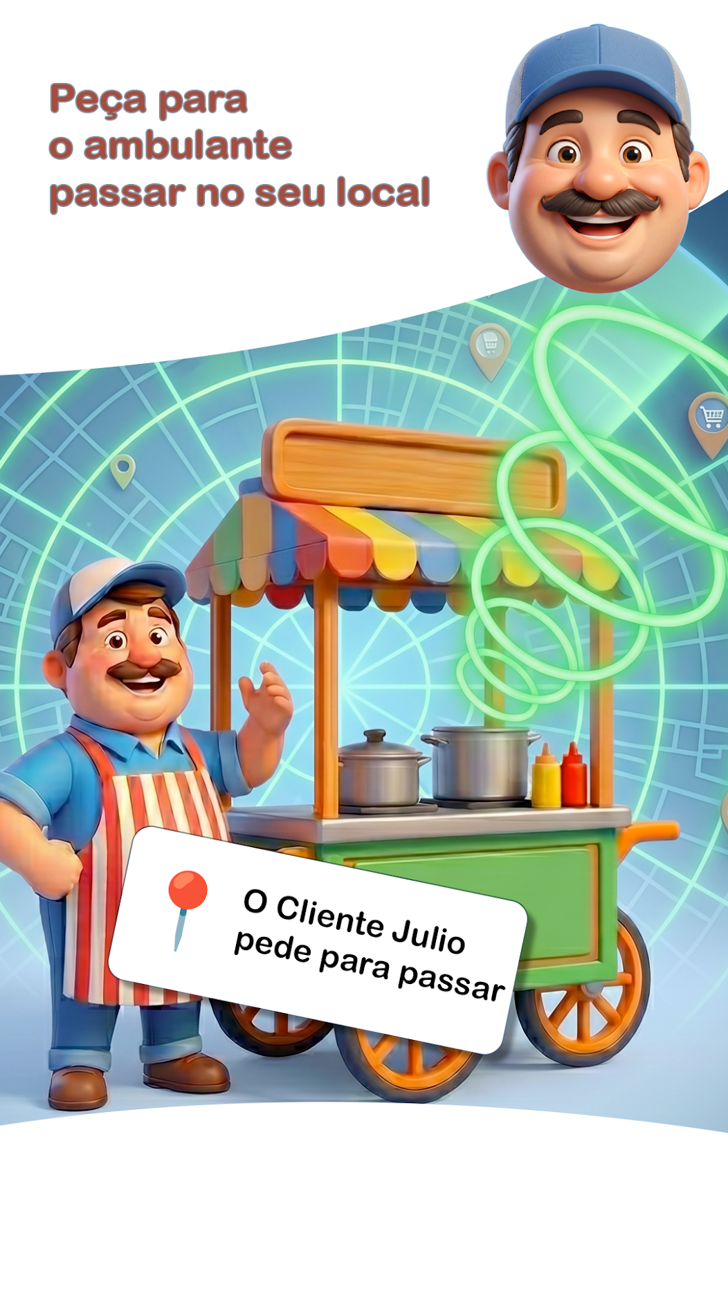 Radar Ambulante — alertas de proximidade